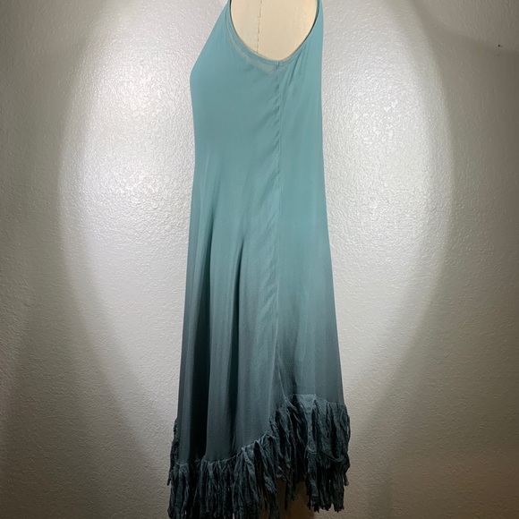 Viviana Uchitel Gradient Shibori Fringe Dress NWT - Picture 6 of 8
